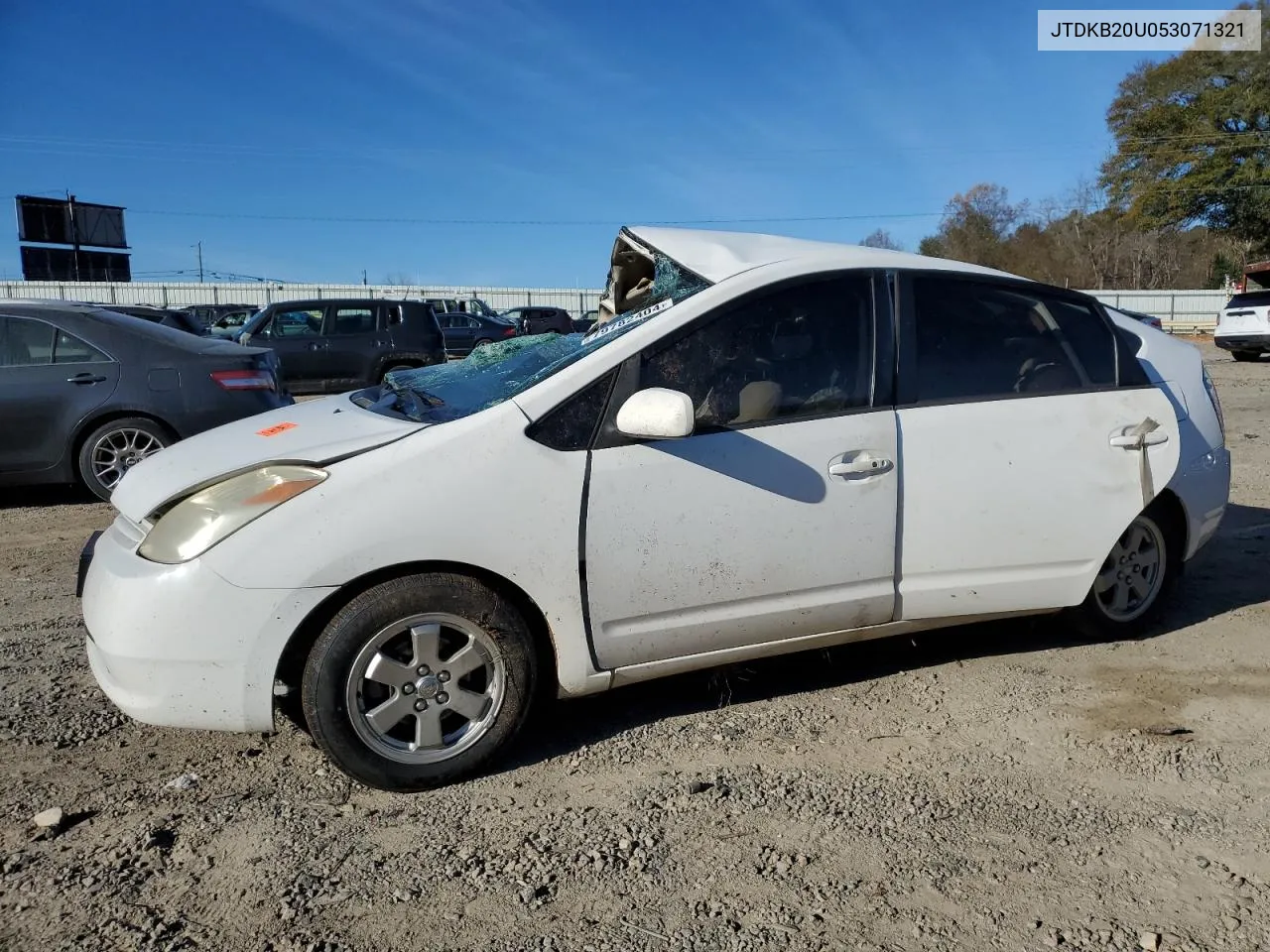 2005 Toyota Prius VIN: JTDKB20U053071321 Lot: 79782404