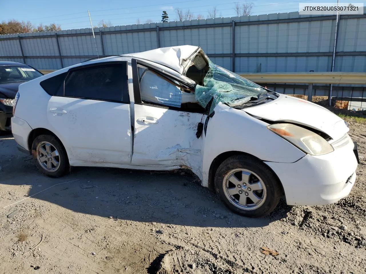 2005 Toyota Prius VIN: JTDKB20U053071321 Lot: 79782404