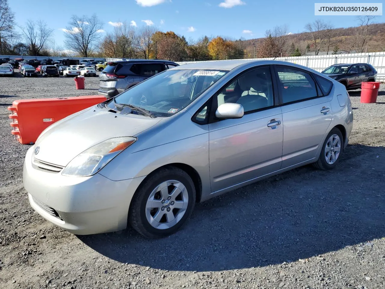 2005 Toyota Prius VIN: JTDKB20U350126409 Lot: 79989814