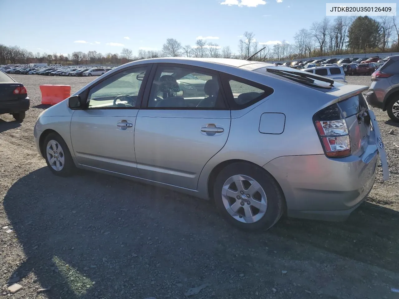 2005 Toyota Prius VIN: JTDKB20U350126409 Lot: 79989814