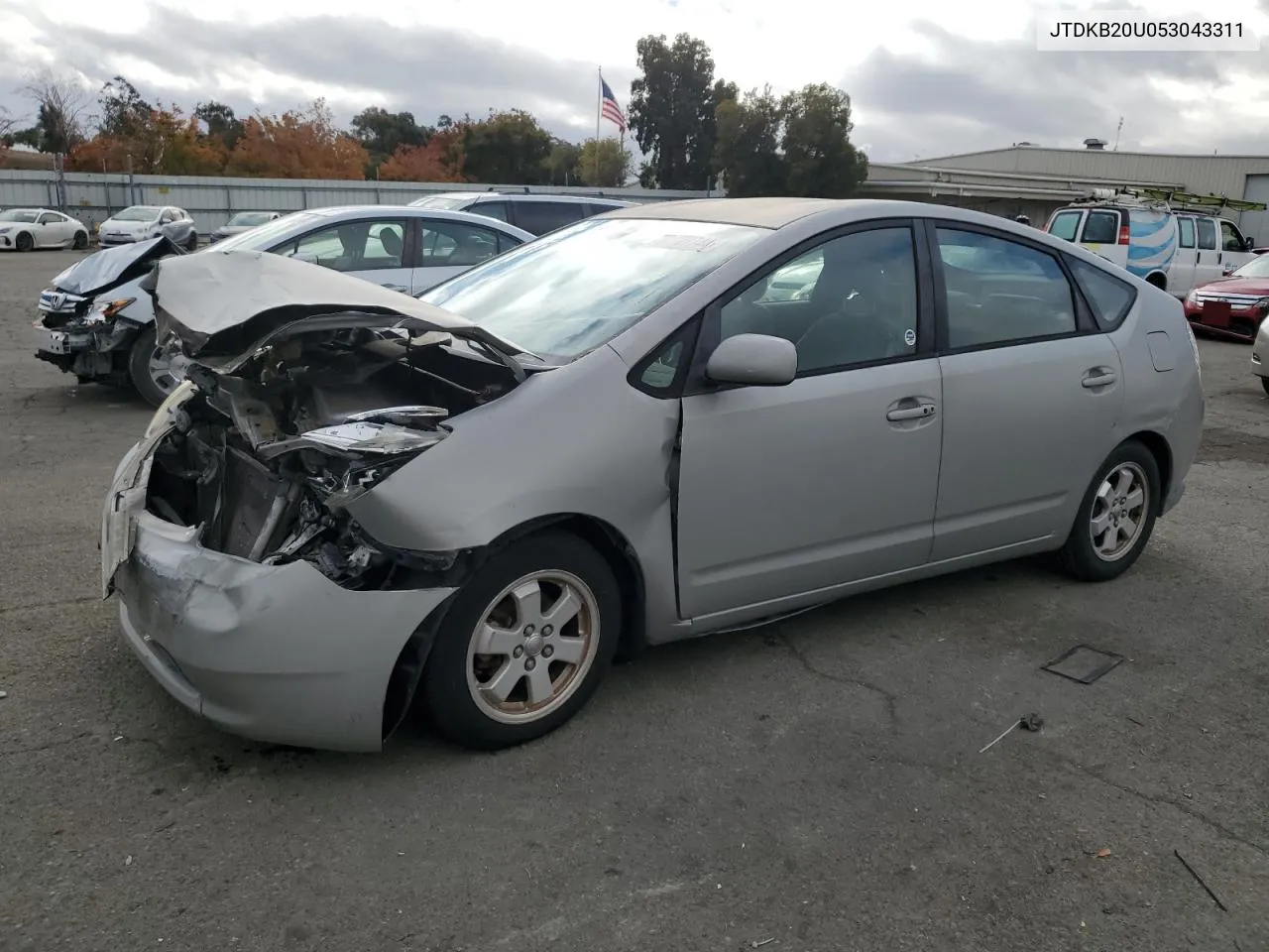 2005 Toyota Prius VIN: JTDKB20U053043311 Lot: 80227744