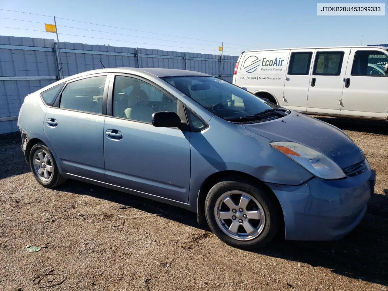 2005 Toyota Prius VIN: JTDKB20U453099333 Lot: 80272174