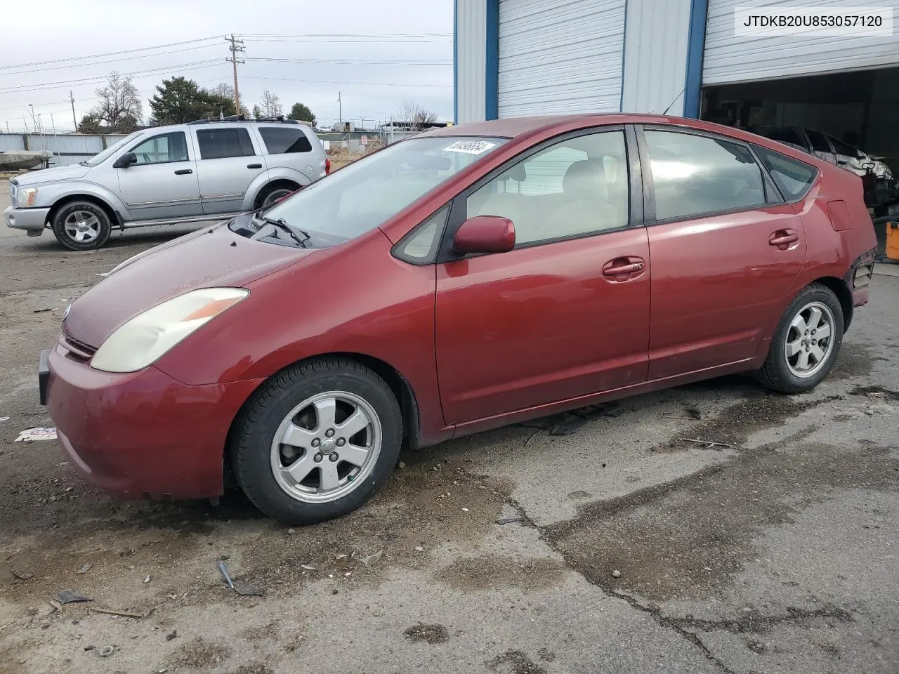 2005 Toyota Prius VIN: JTDKB20U853057120 Lot: 80496654