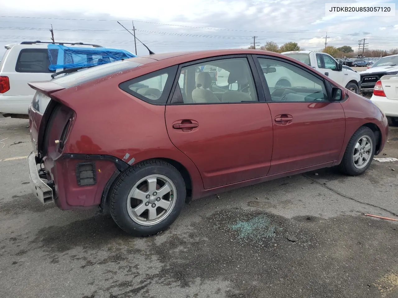 2005 Toyota Prius VIN: JTDKB20U853057120 Lot: 80496654