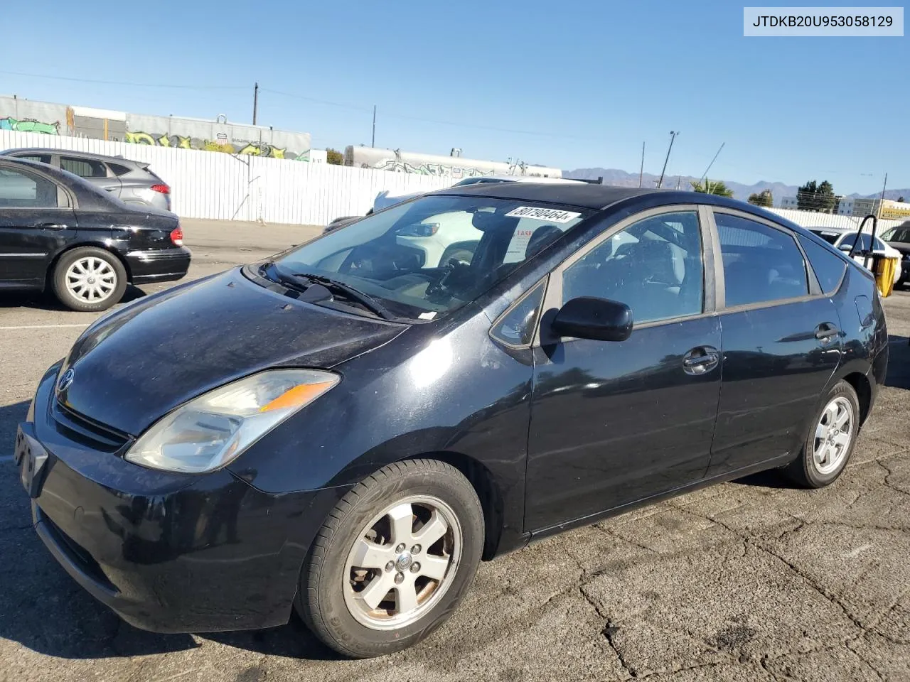 2005 Toyota Prius VIN: JTDKB20U953058129 Lot: 80790464