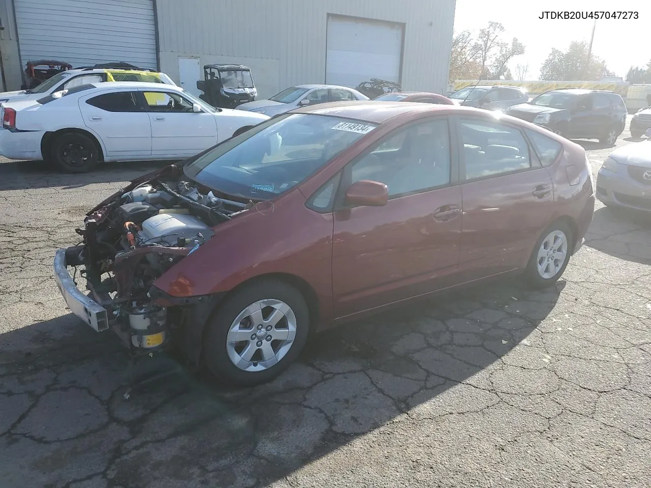 2005 Toyota Prius VIN: JTDKB20U457047273 Lot: 81149134