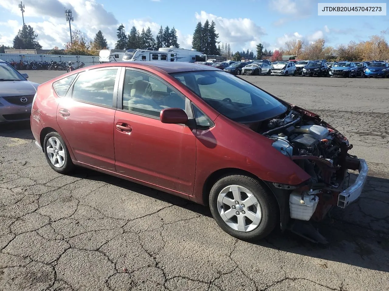 2005 Toyota Prius VIN: JTDKB20U457047273 Lot: 81149134