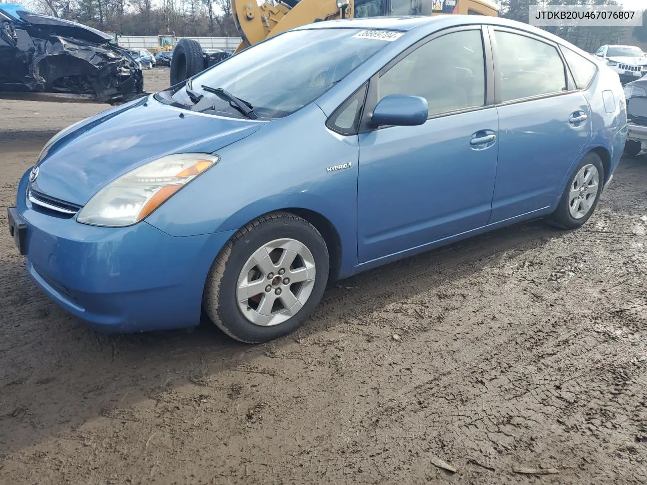 2006 Toyota Prius VIN: JTDKB20U467076807 Lot: 39869704