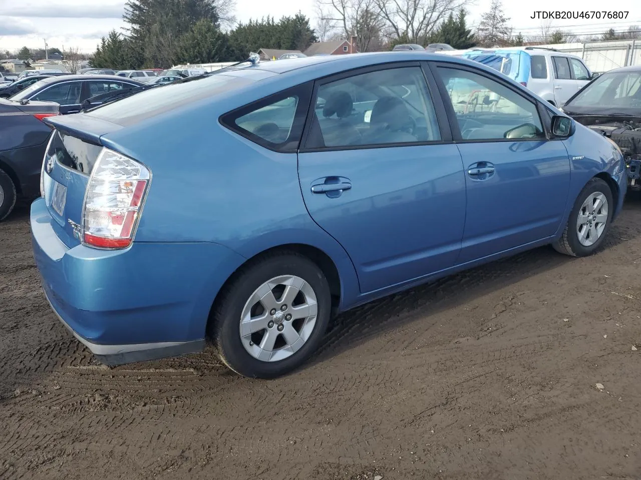 2006 Toyota Prius VIN: JTDKB20U467076807 Lot: 39869704