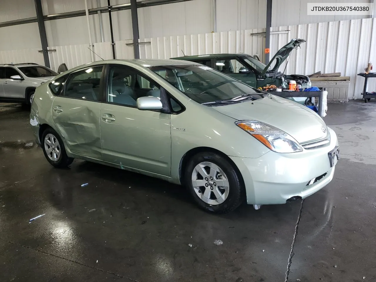 2006 Toyota Prius VIN: JTDKB20U367540380 Lot: 59159024