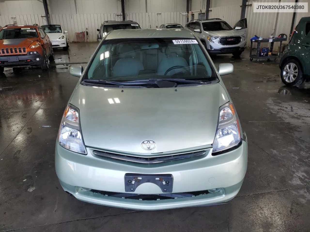 2006 Toyota Prius VIN: JTDKB20U367540380 Lot: 59159024