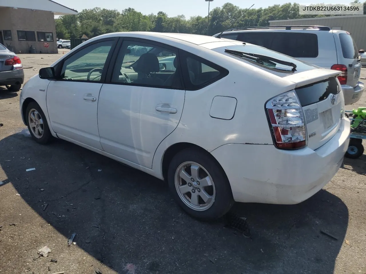 2006 Toyota Prius VIN: JTDKB22U663134596 Lot: 59322534