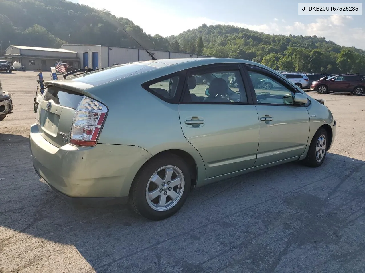 2006 Toyota Prius VIN: JTDKB20U167526235 Lot: 61663634