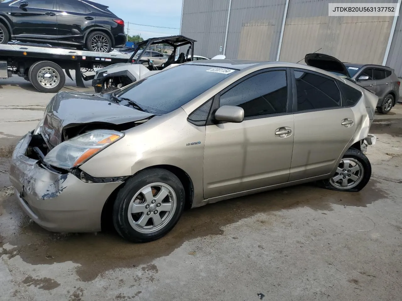 2006 Toyota Prius VIN: JTDKB20U563137752 Lot: 62081154