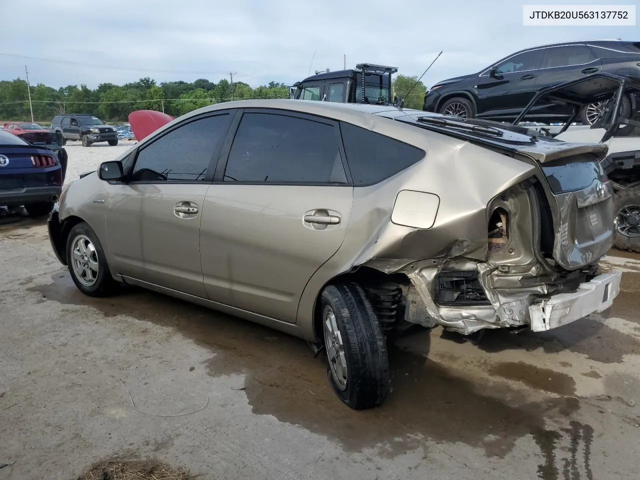 2006 Toyota Prius VIN: JTDKB20U563137752 Lot: 62081154