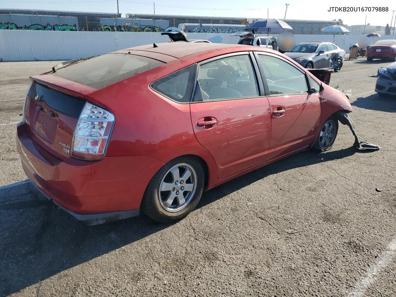 2006 Toyota Prius VIN: JTDKB20U167079888 Lot: 67119364