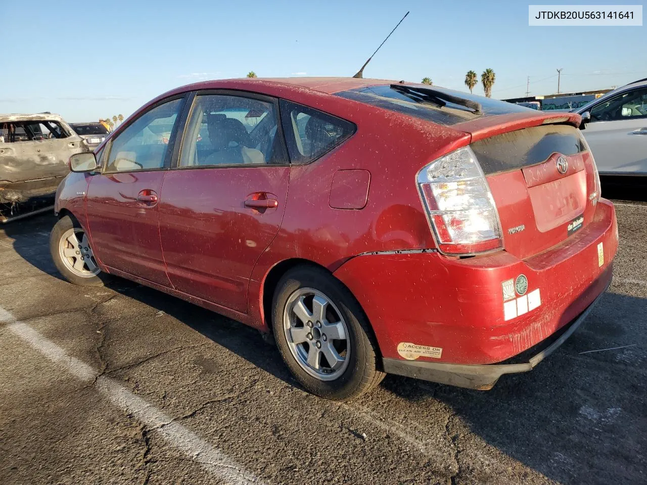 2006 Toyota Prius VIN: JTDKB20U563141641 Lot: 67367114