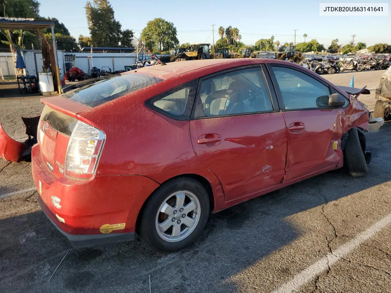 2006 Toyota Prius VIN: JTDKB20U563141641 Lot: 67367114