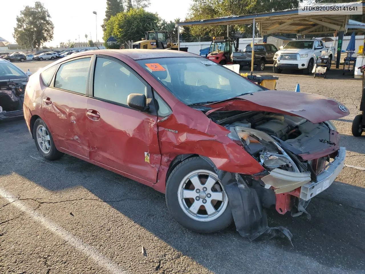 2006 Toyota Prius VIN: JTDKB20U563141641 Lot: 67367114