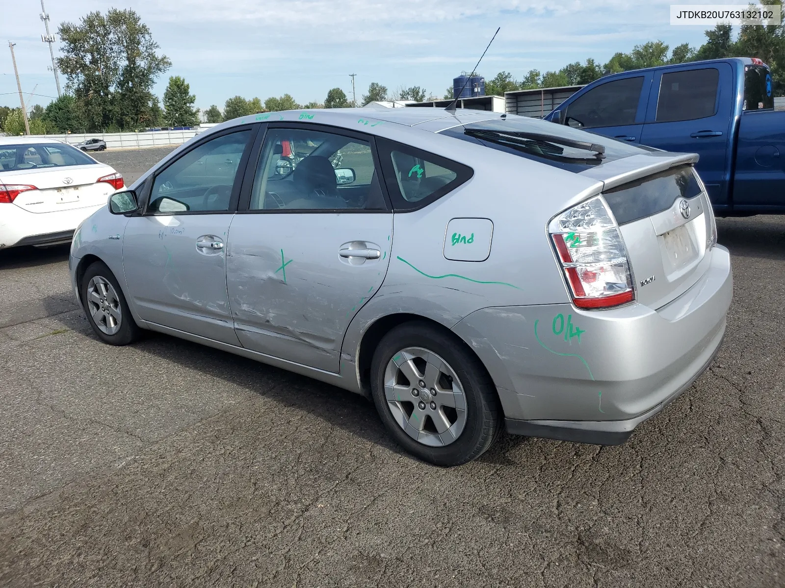 2006 Toyota Prius VIN: JTDKB20U763132102 Lot: 67910974