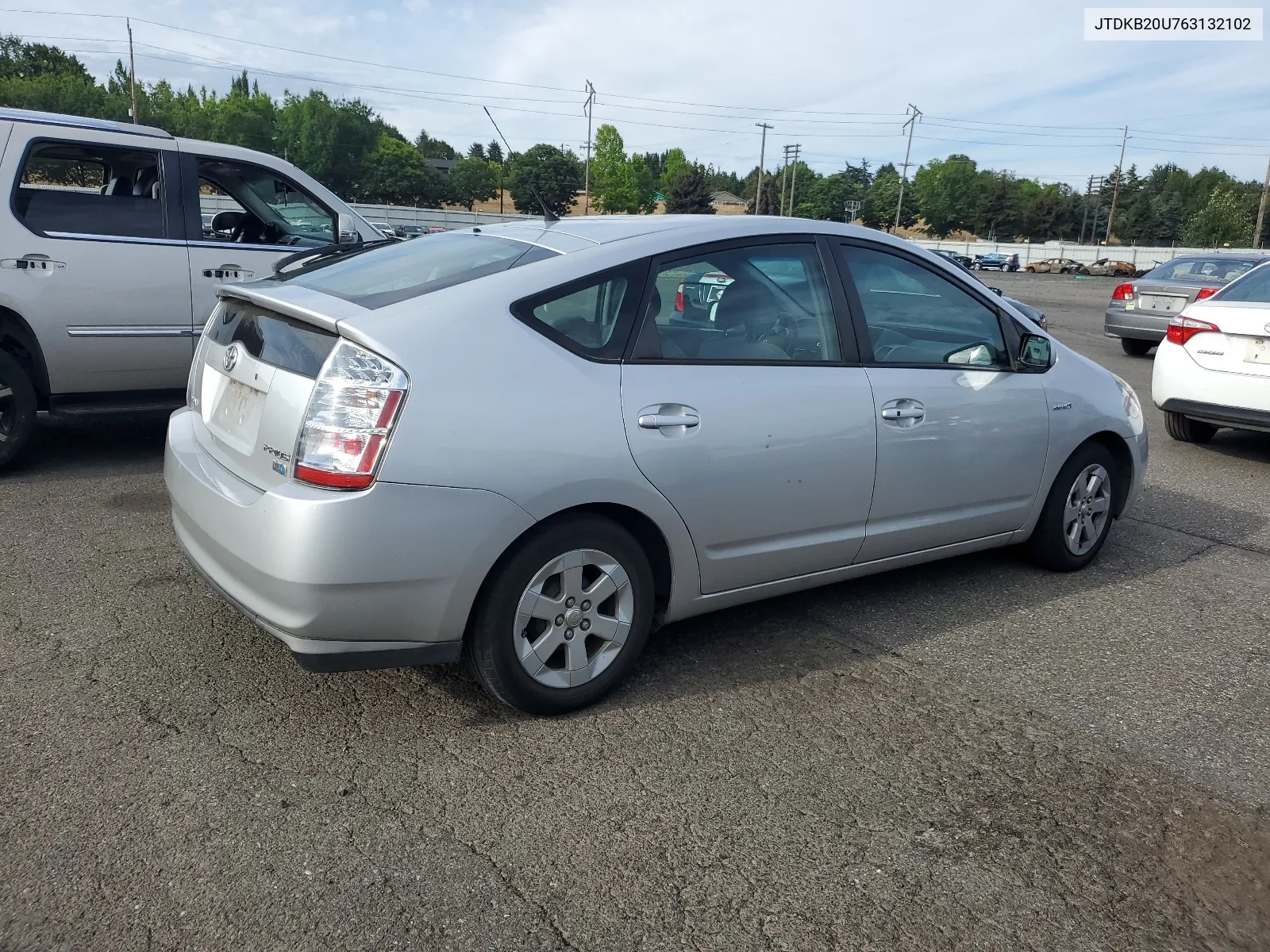 2006 Toyota Prius VIN: JTDKB20U763132102 Lot: 67910974