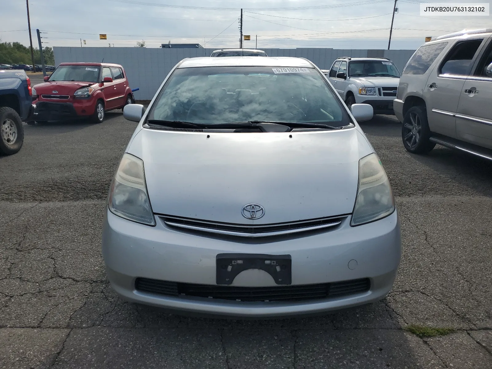 2006 Toyota Prius VIN: JTDKB20U763132102 Lot: 67910974