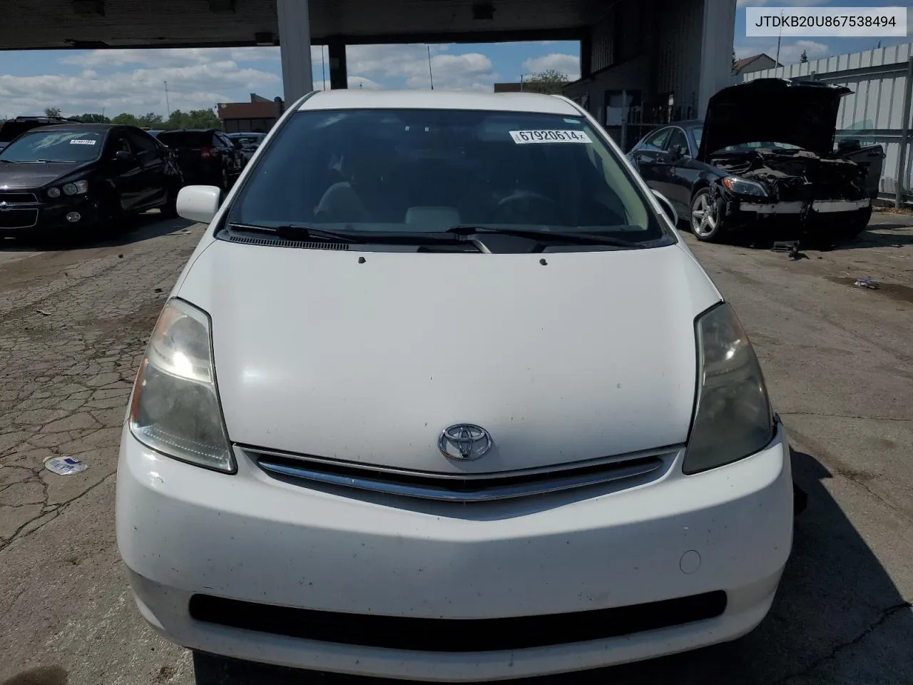 JTDKB20U867538494 2006 Toyota Prius