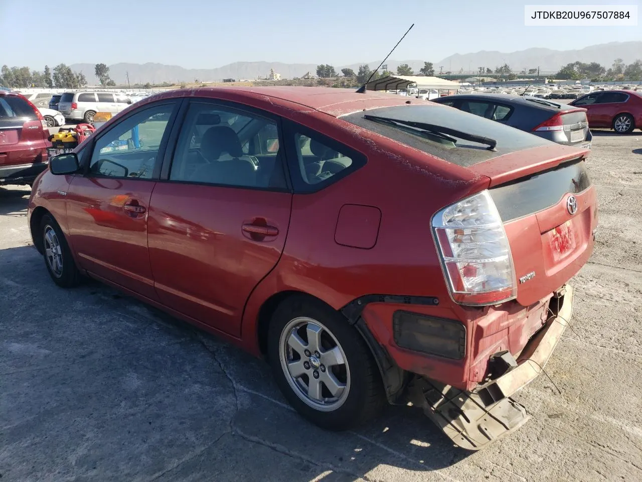 2006 Toyota Prius VIN: JTDKB20U967507884 Lot: 67969914