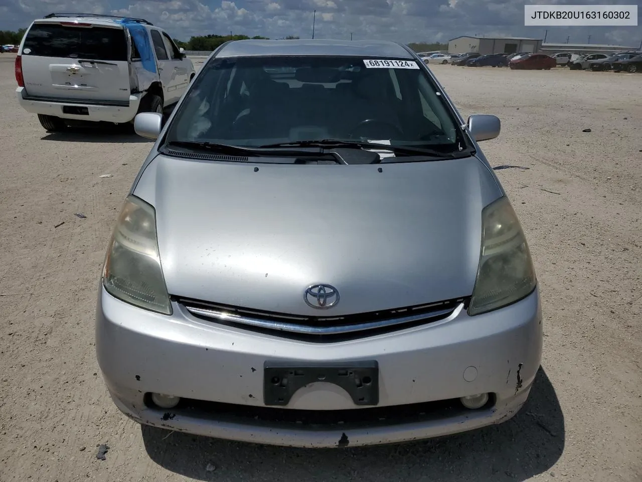 2006 Toyota Prius VIN: JTDKB20U163160302 Lot: 68191124