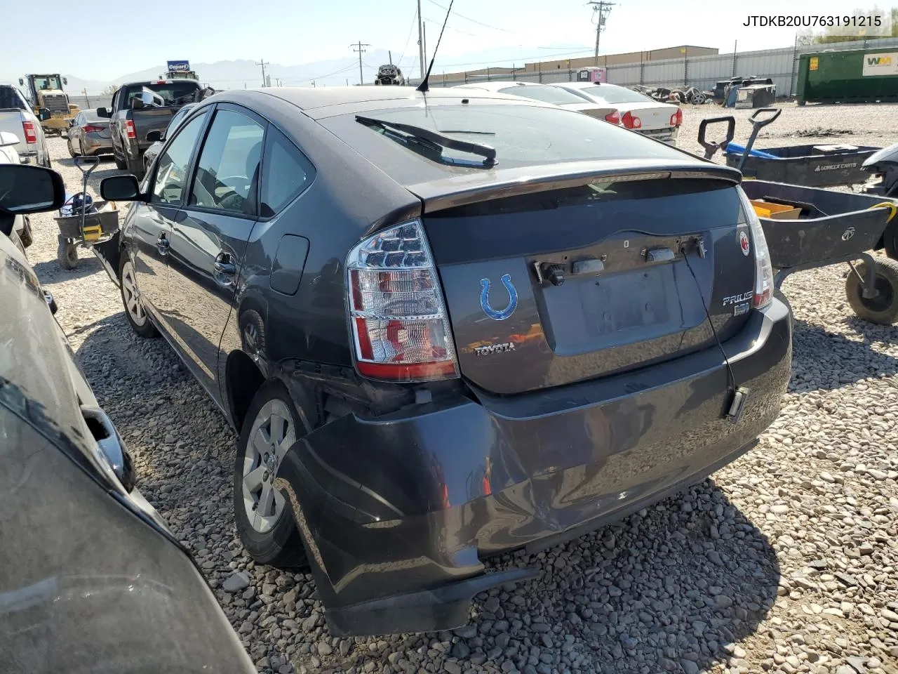 2006 Toyota Prius VIN: JTDKB20U763191215 Lot: 69258354