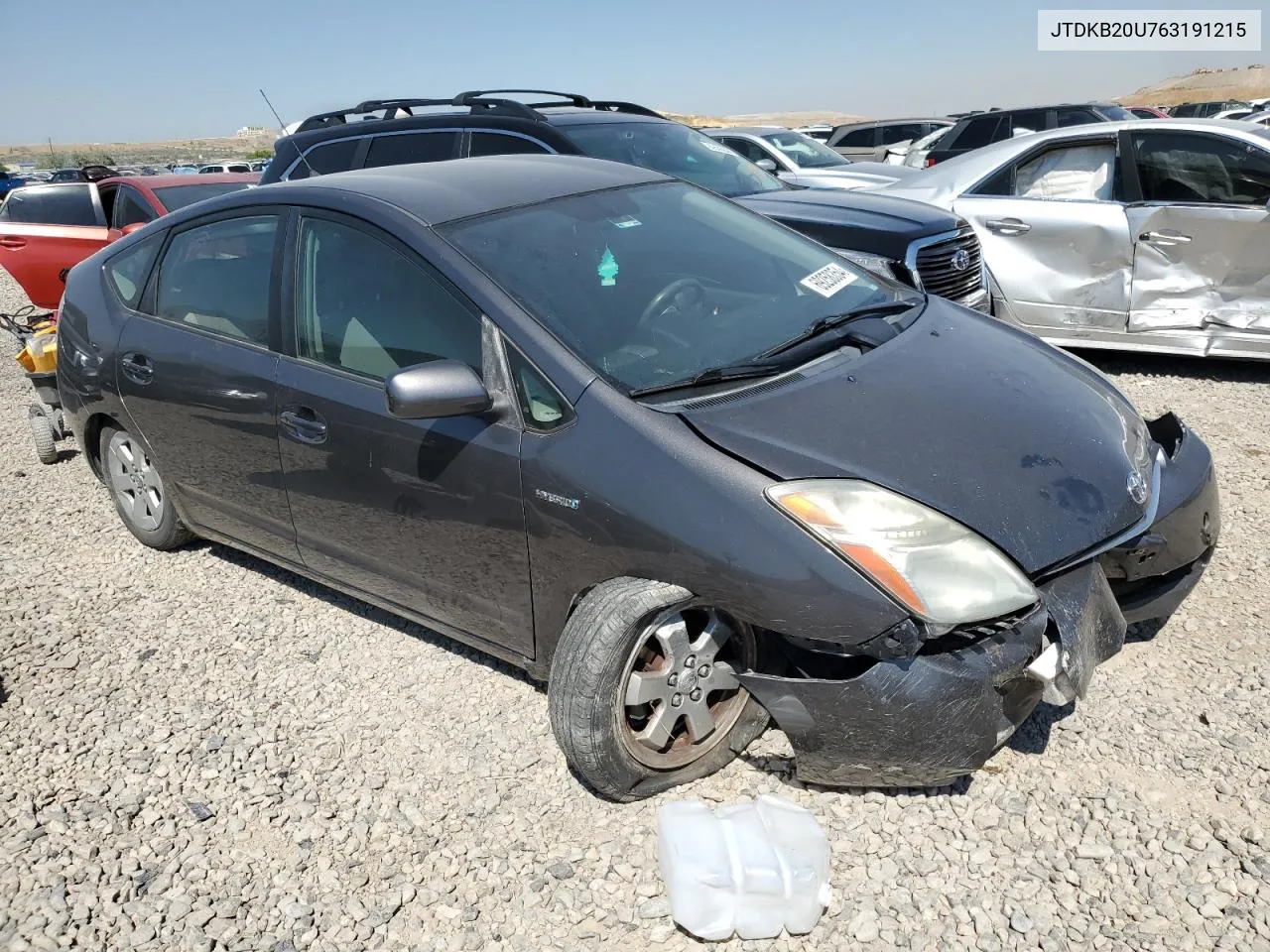 2006 Toyota Prius VIN: JTDKB20U763191215 Lot: 69258354