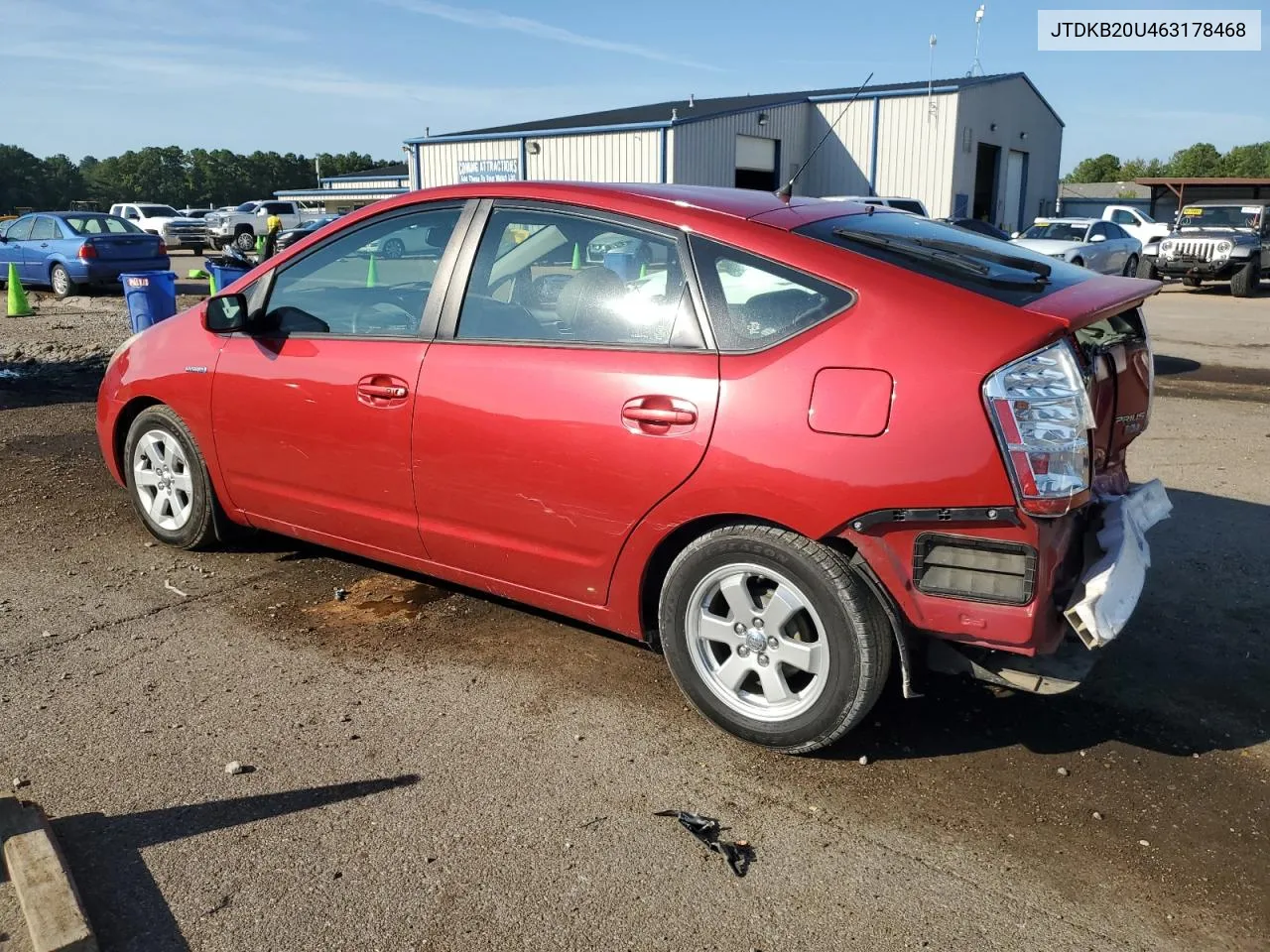 2006 Toyota Prius VIN: JTDKB20U463178468 Lot: 69681304