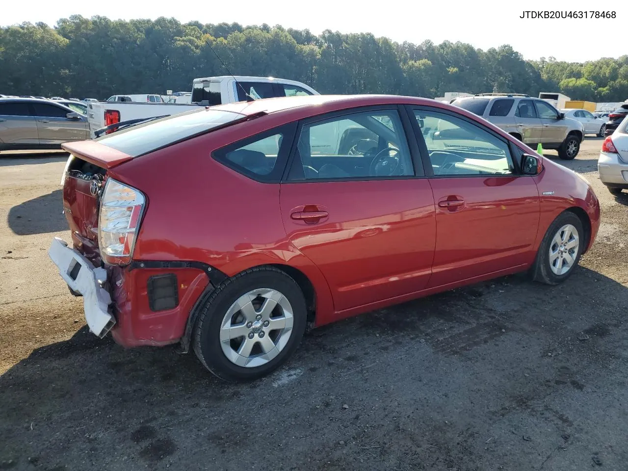 2006 Toyota Prius VIN: JTDKB20U463178468 Lot: 69681304