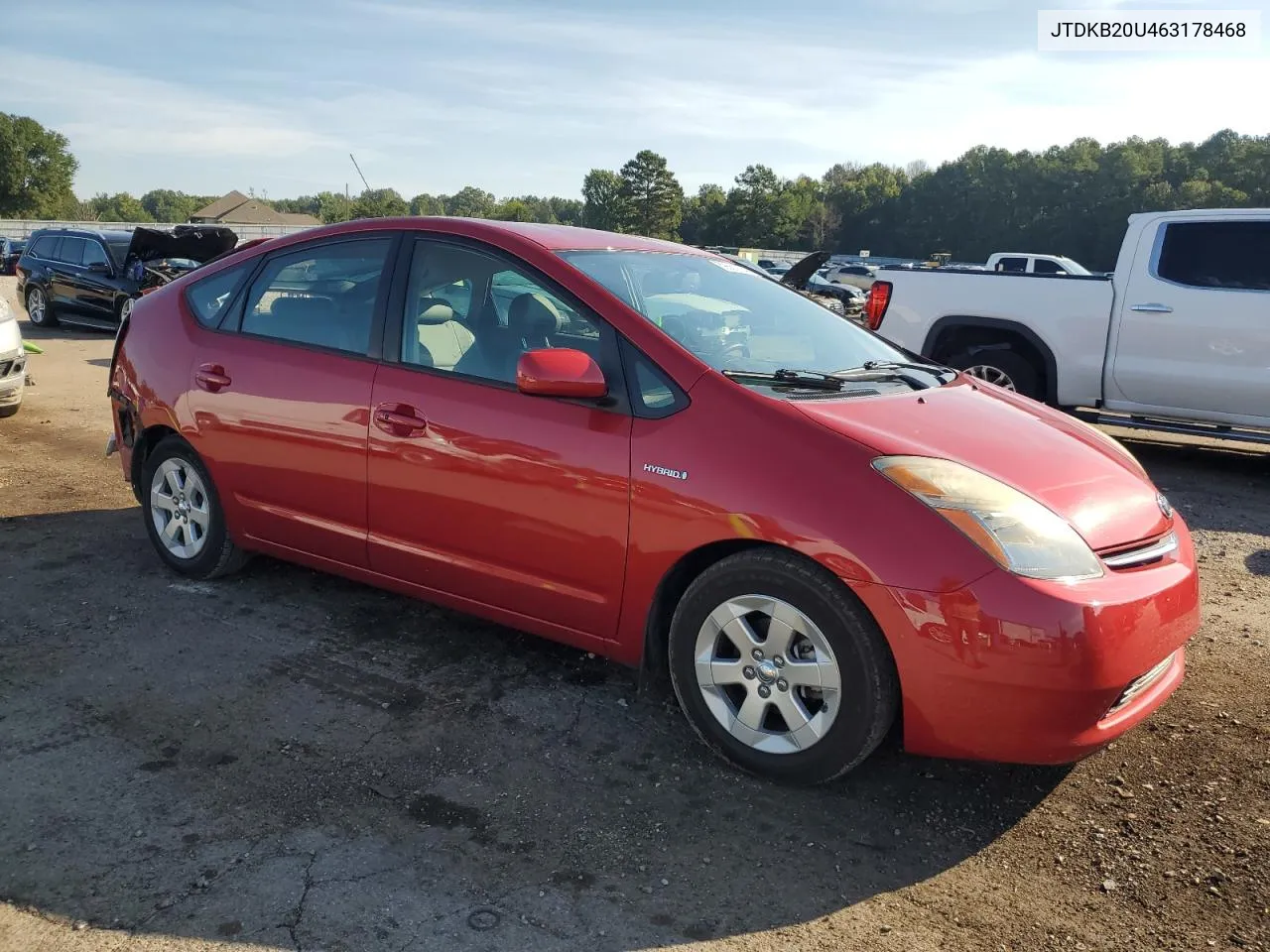 2006 Toyota Prius VIN: JTDKB20U463178468 Lot: 69681304