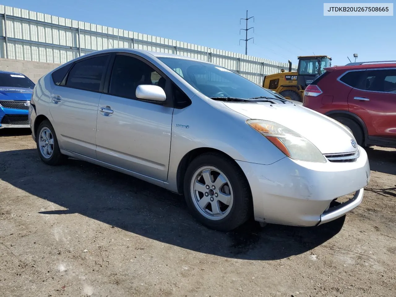 2006 Toyota Prius VIN: JTDKB20U267508665 Lot: 70094644