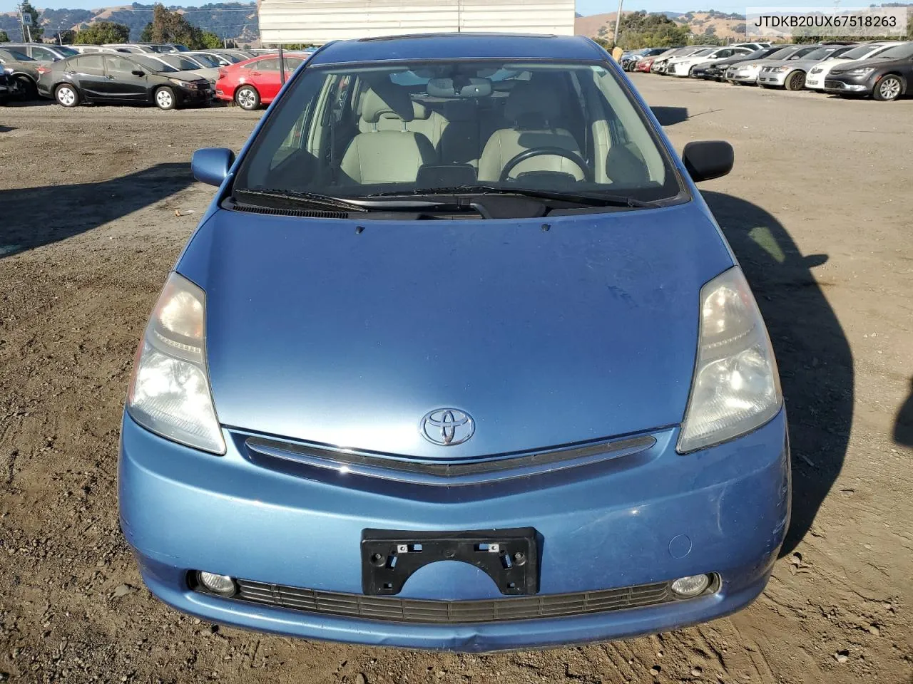 JTDKB20UX67518263 2006 Toyota Prius