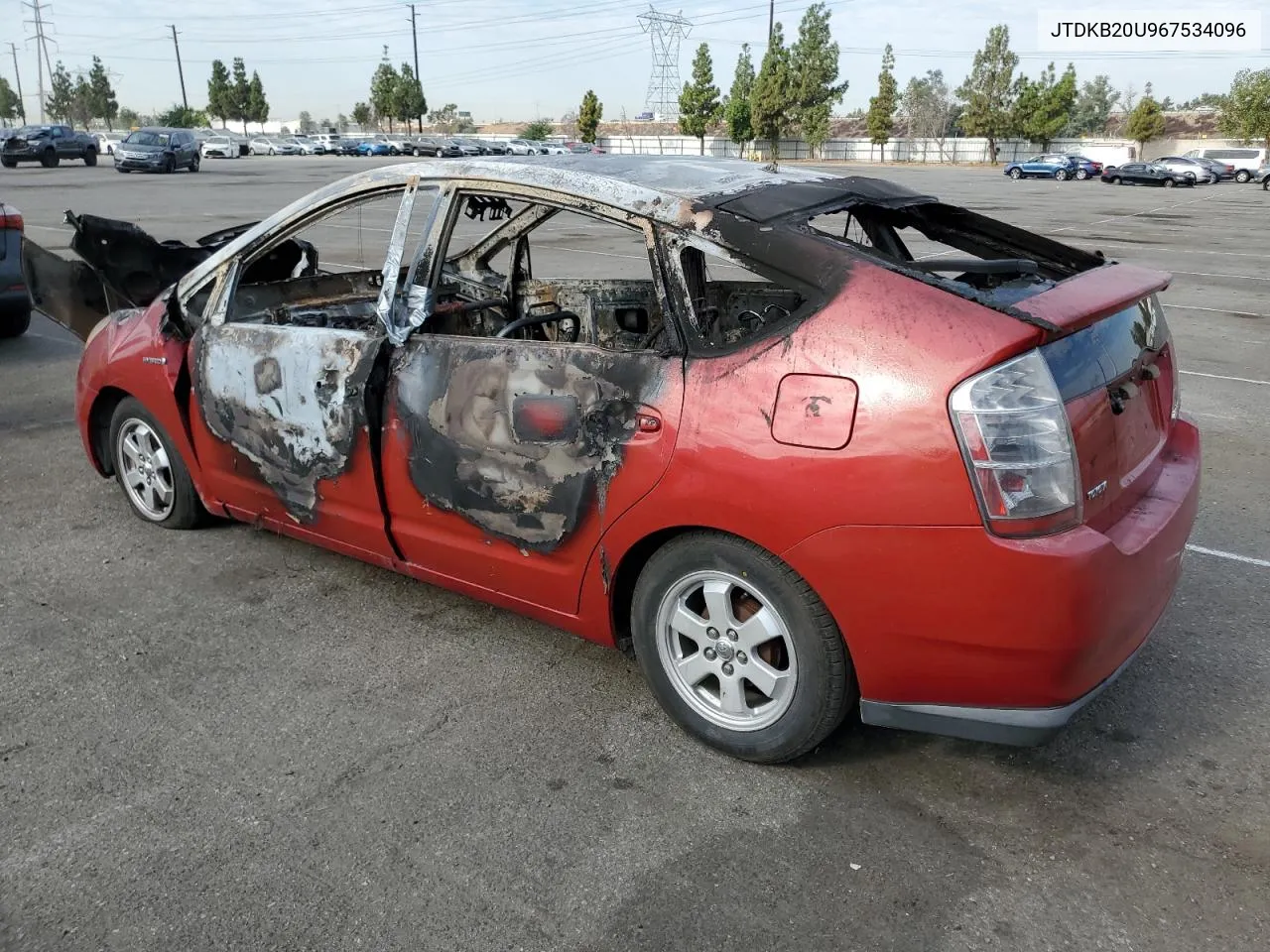 2006 Toyota Prius VIN: JTDKB20U967534096 Lot: 70678964