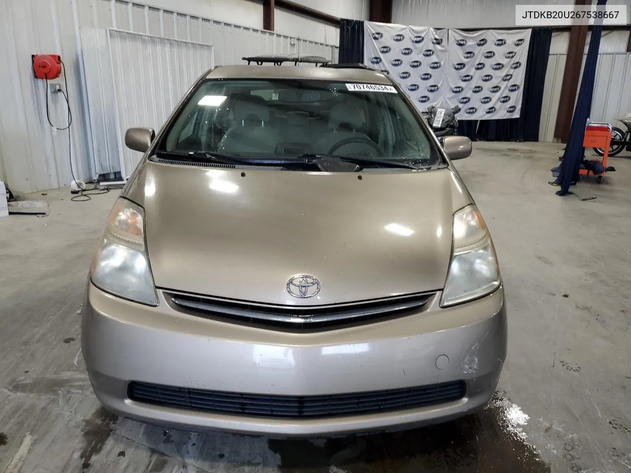 2006 Toyota Prius VIN: JTDKB20U267538667 Lot: 70746534