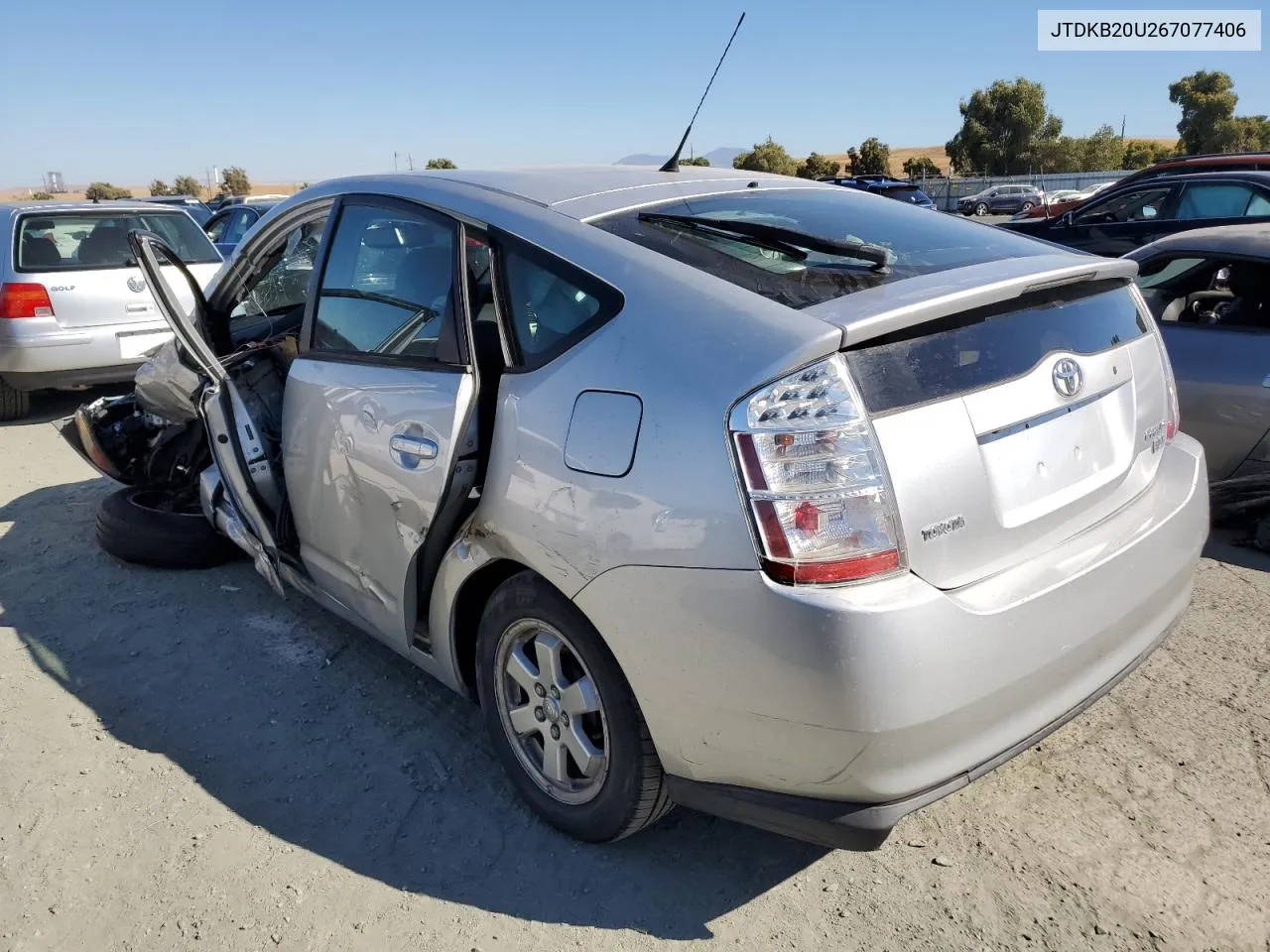 2006 Toyota Prius VIN: JTDKB20U267077406 Lot: 70785664