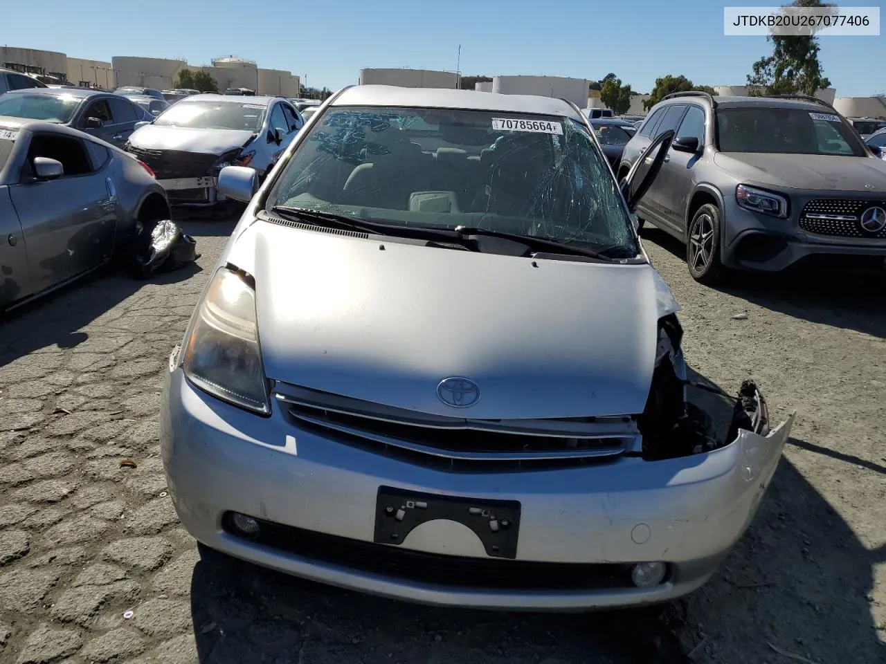 2006 Toyota Prius VIN: JTDKB20U267077406 Lot: 70785664