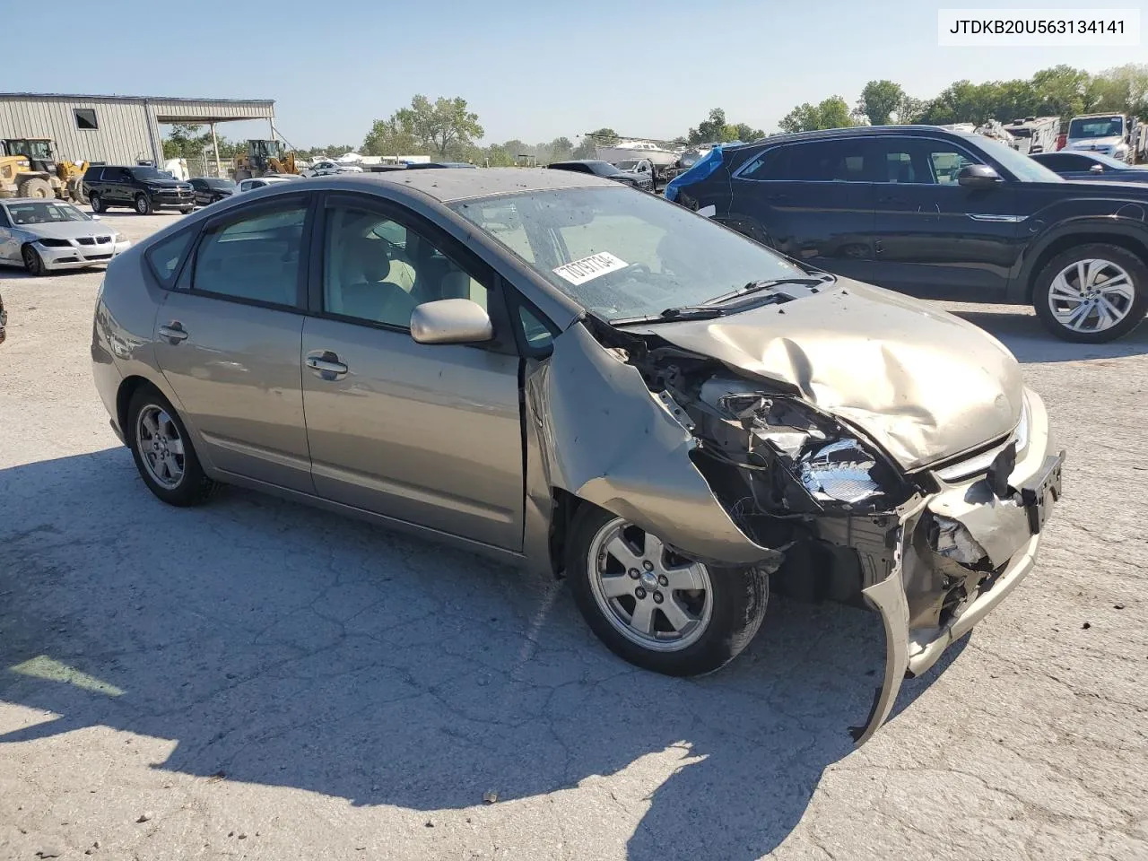 2006 Toyota Prius VIN: JTDKB20U563134141 Lot: 70797734