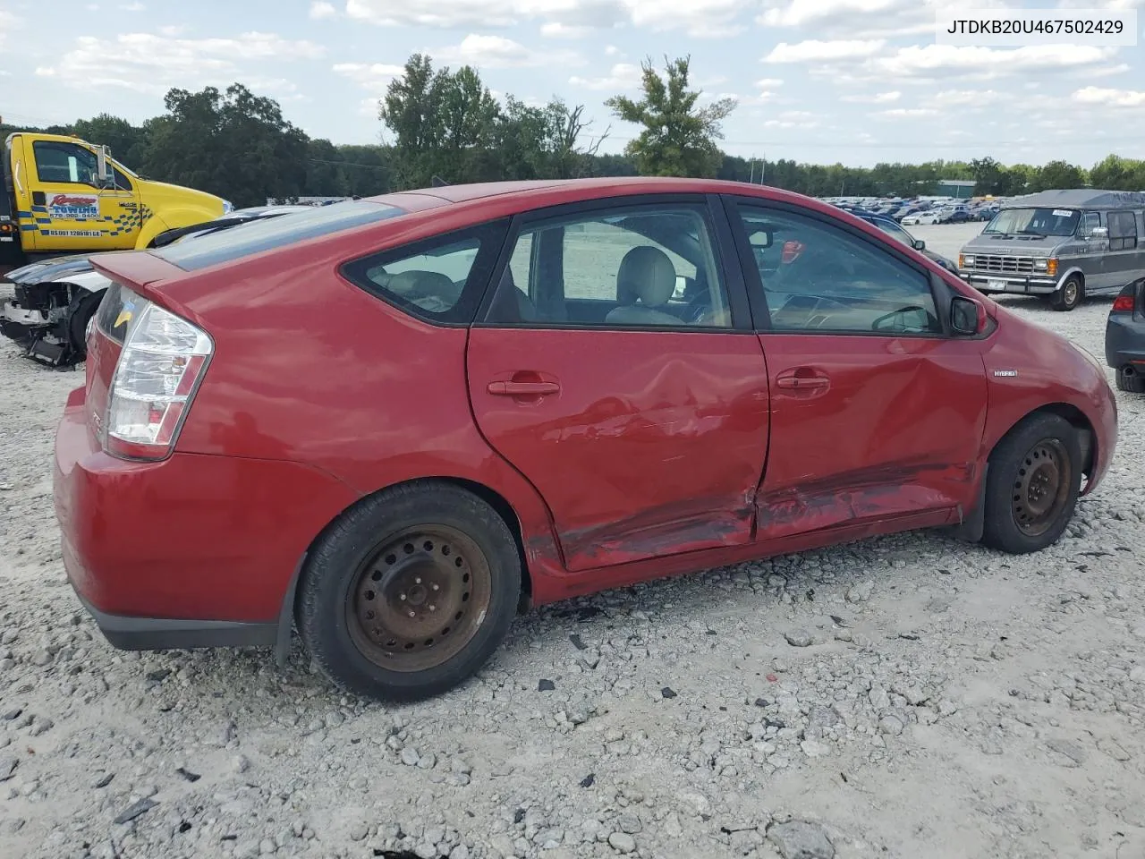 2006 Toyota Prius VIN: JTDKB20U467502429 Lot: 70877664