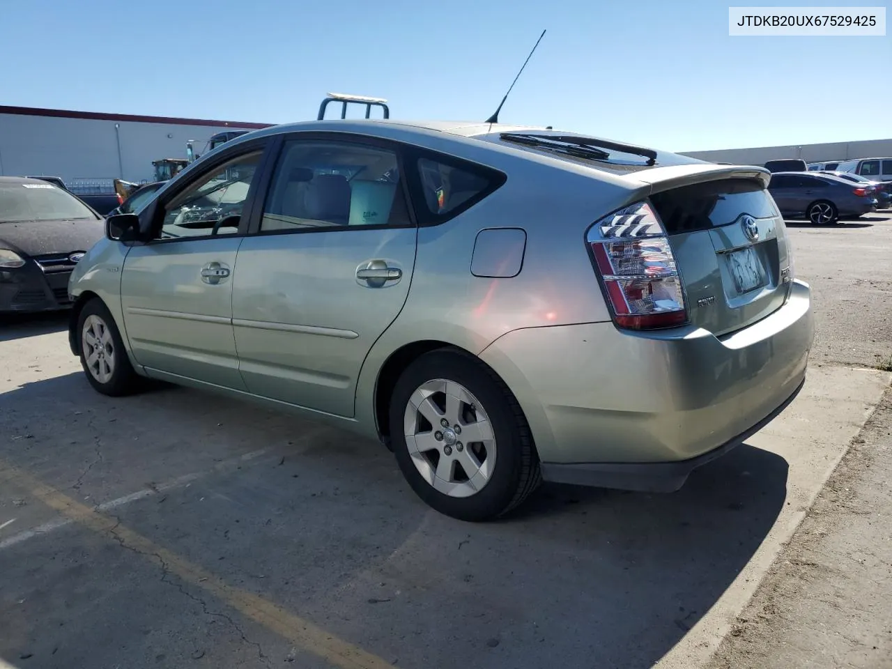 2006 Toyota Prius VIN: JTDKB20UX67529425 Lot: 71048714