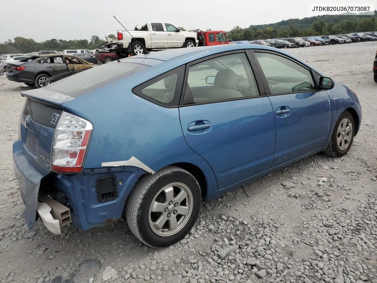 2006 Toyota Prius VIN: JTDKB20U367073087 Lot: 71121314