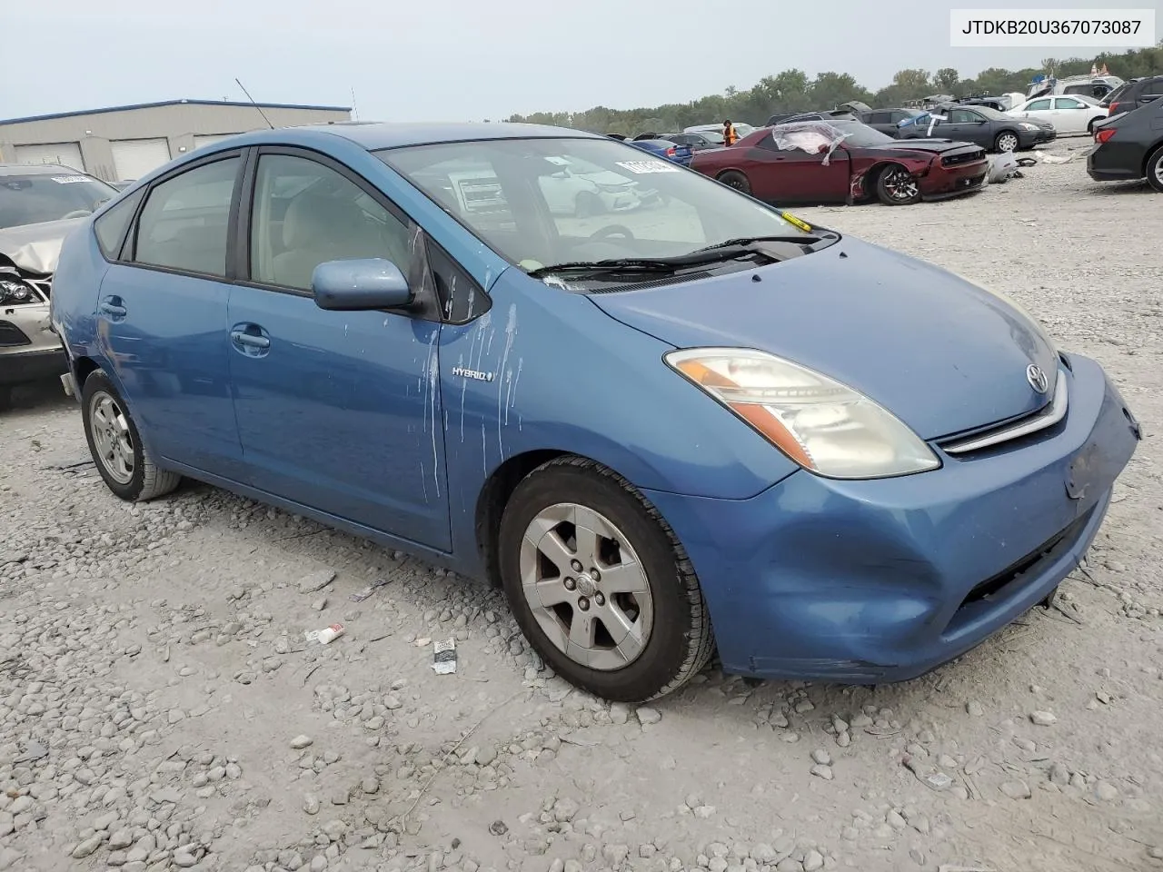 2006 Toyota Prius VIN: JTDKB20U367073087 Lot: 71121314