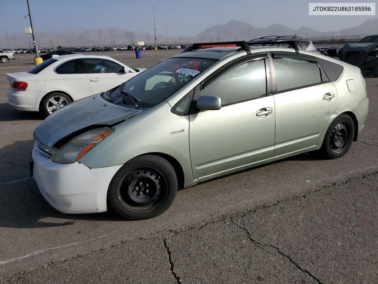 2006 Toyota Prius VIN: JTDKB22U863185596 Lot: 71266734