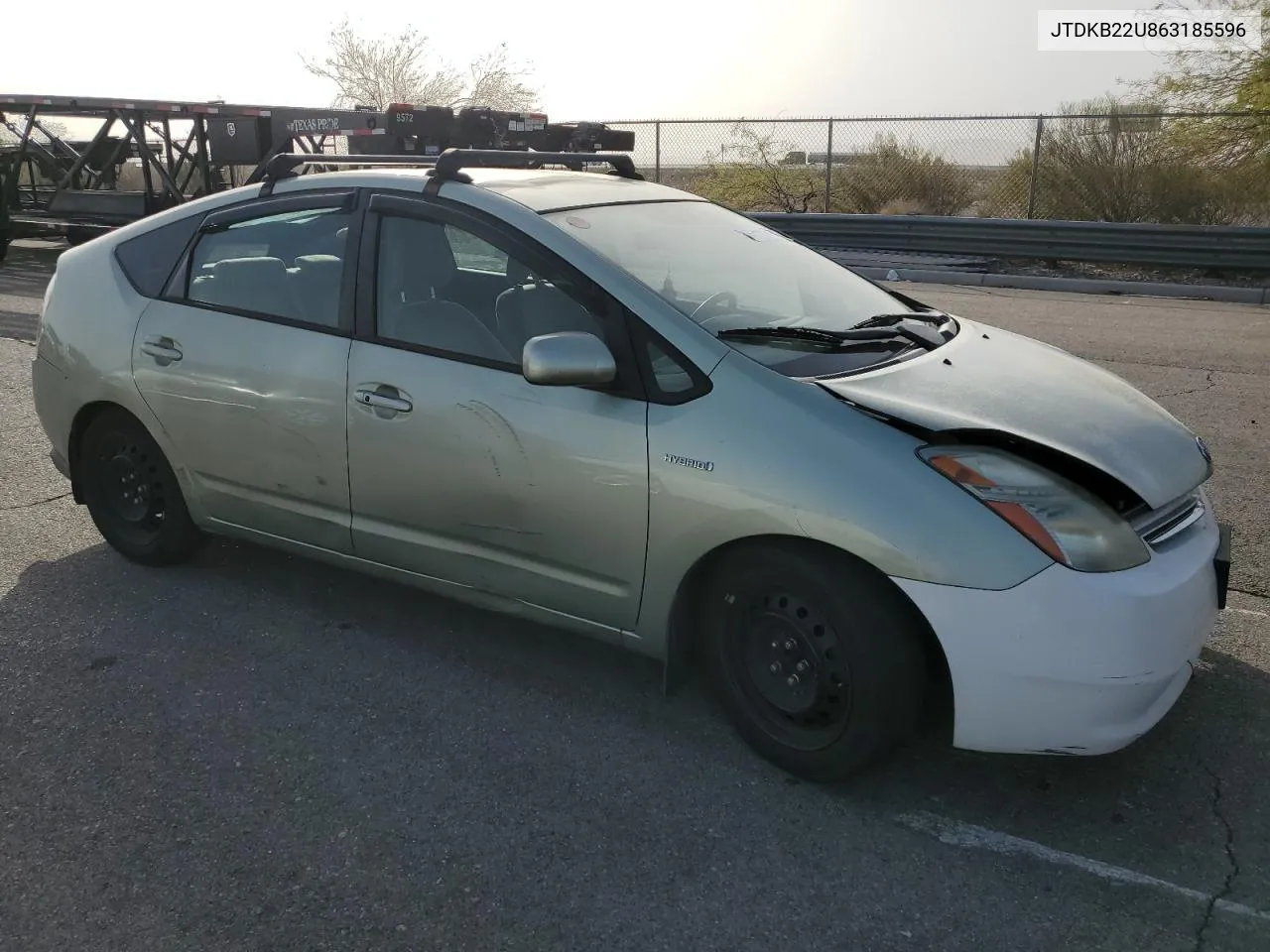 2006 Toyota Prius VIN: JTDKB22U863185596 Lot: 71266734