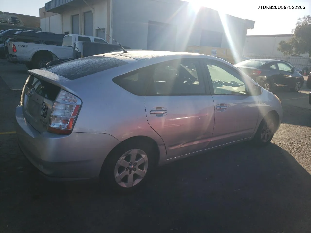 2006 Toyota Prius VIN: JTDKB20U567522866 Lot: 72376324