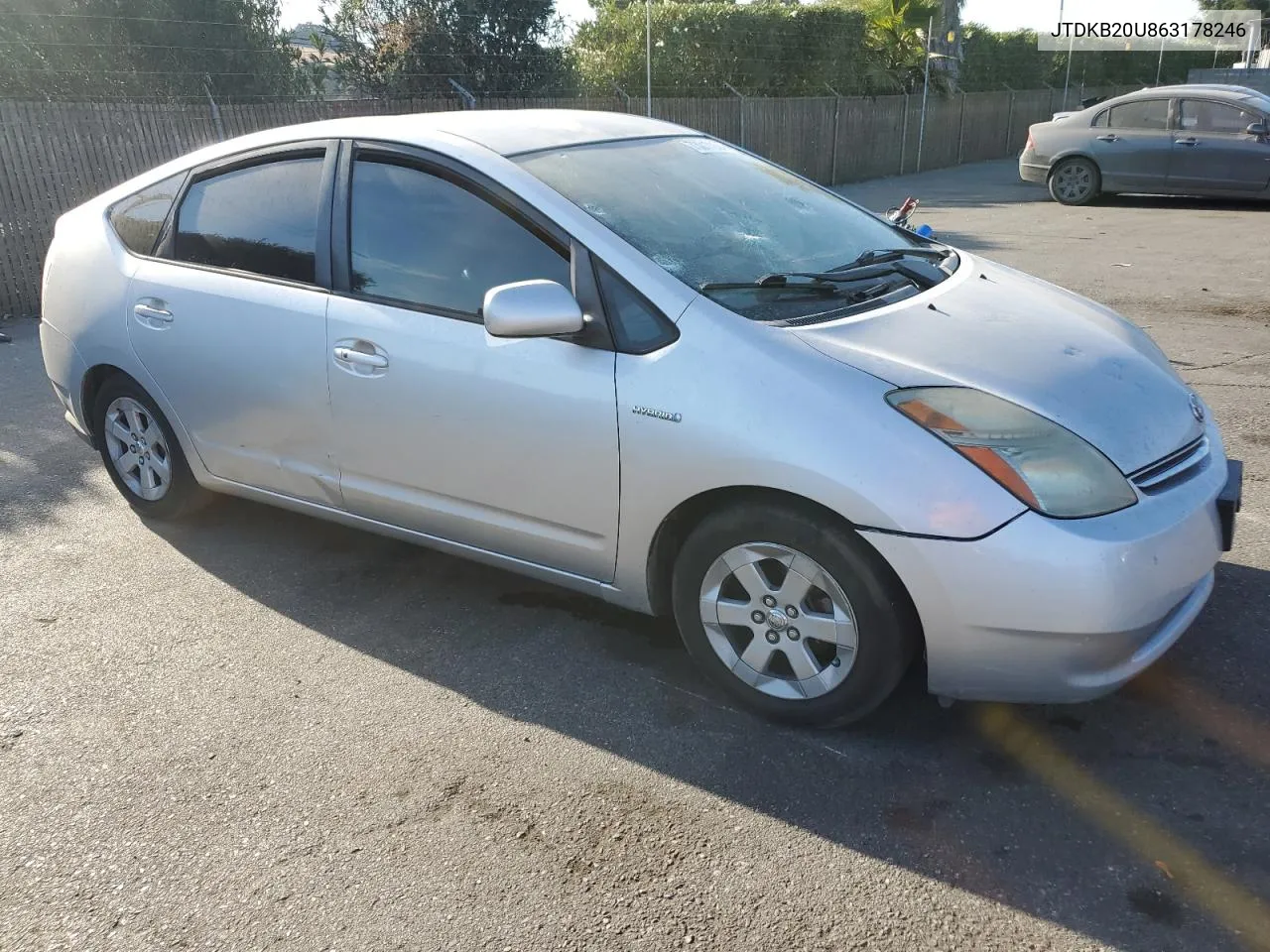 2006 Toyota Prius VIN: JTDKB20U863178246 Lot: 73017284