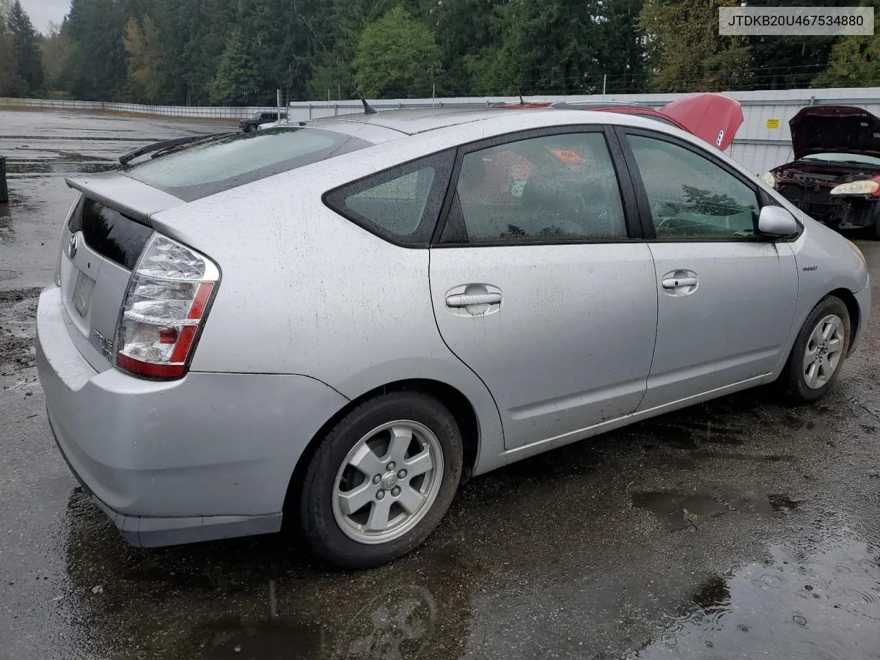 2006 Toyota Prius VIN: JTDKB20U467534880 Lot: 73132524